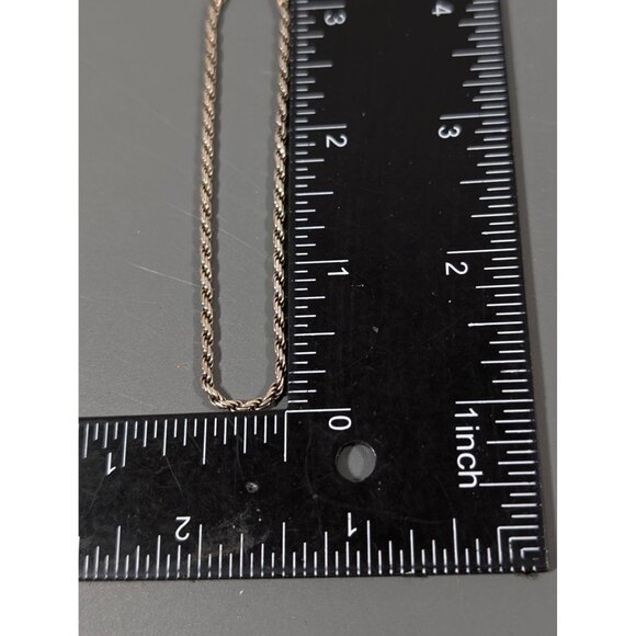 Sterling Silver 925 Twist Chain Bracelet Classic 7 inch 3.35g - Picture 7 of 7